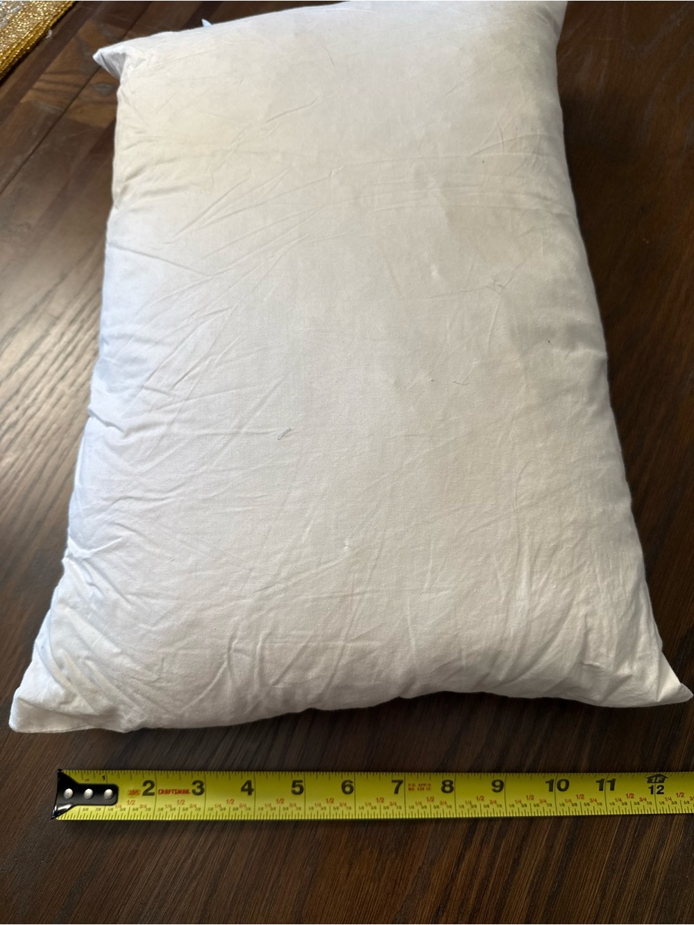 Borgata Checkerboard Lumbar Pillow with Tassel Corners & Down Feather Insert - Picture 7 of 8